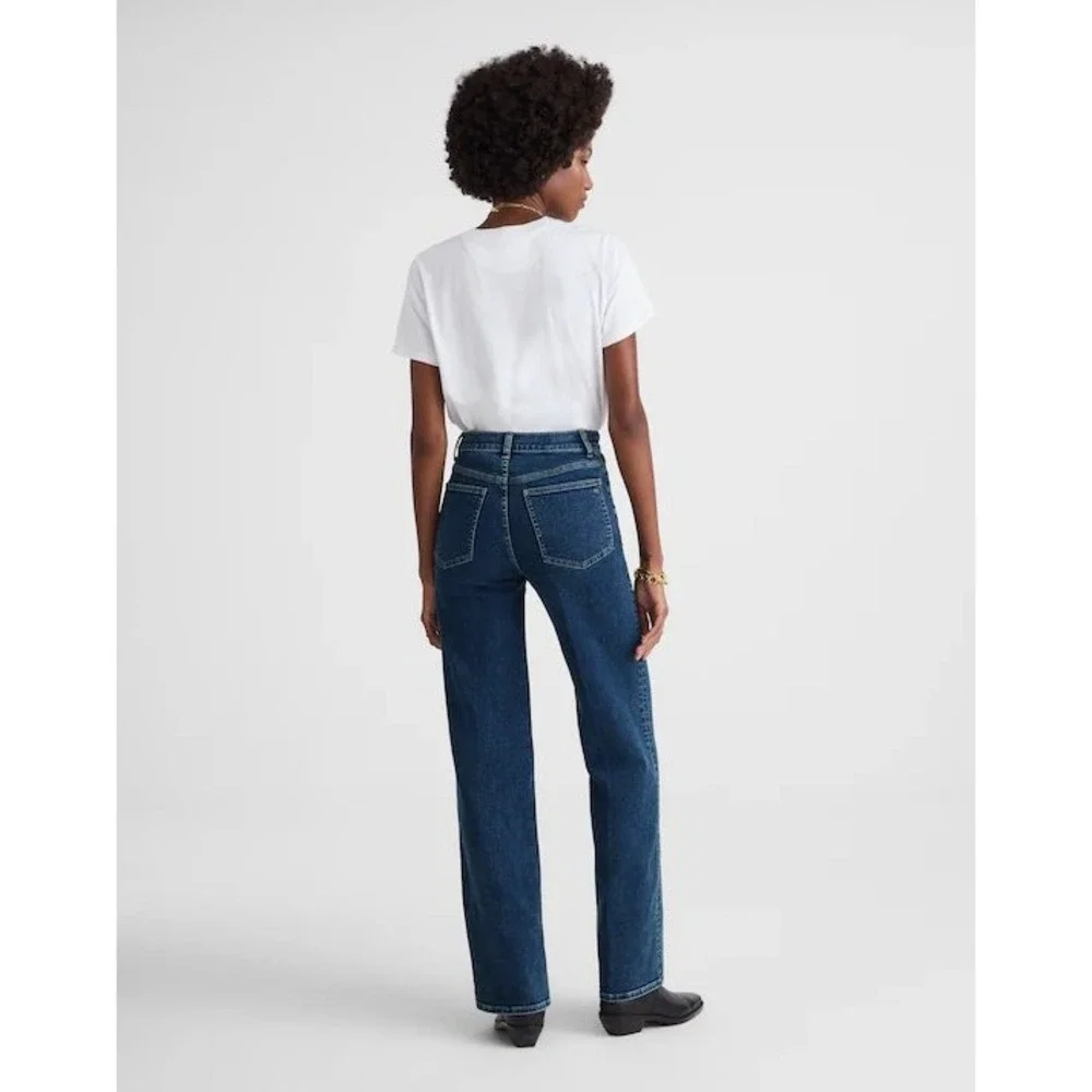 Madewell The Wide-Leg Jean in Super Stretch Denim Size 28 - Picture 2 of 12
